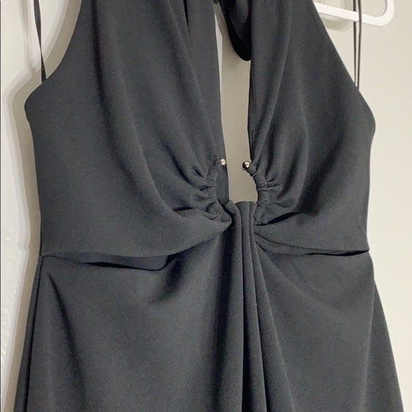 Zara Tops Nwt Zara Black Halter Cutout Top Horseshoe Clasp Poshmark